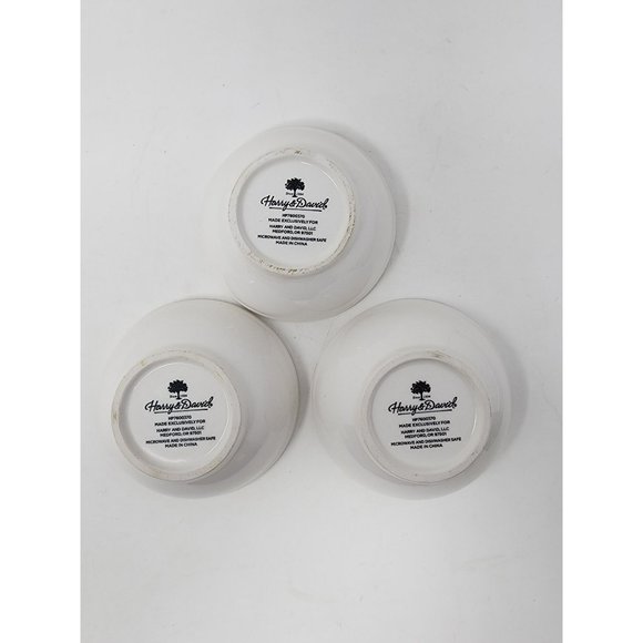 Harry & David Ceramic Dipping Bowls 3-Piece Set Herb‎ Pattern - Picture 6 of 8